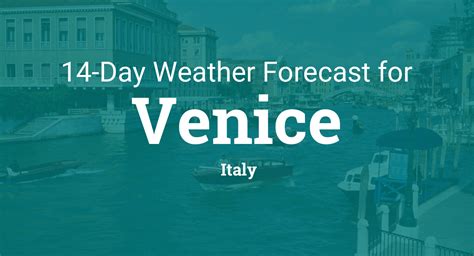 weather forecast venice italy 14 days